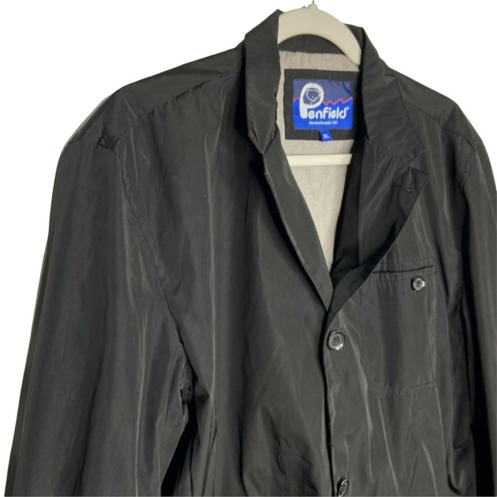 Penfield Men’s Black Light Windbreaker Soft Shell Jacket Size XL Preowned - Picture 7 of 10